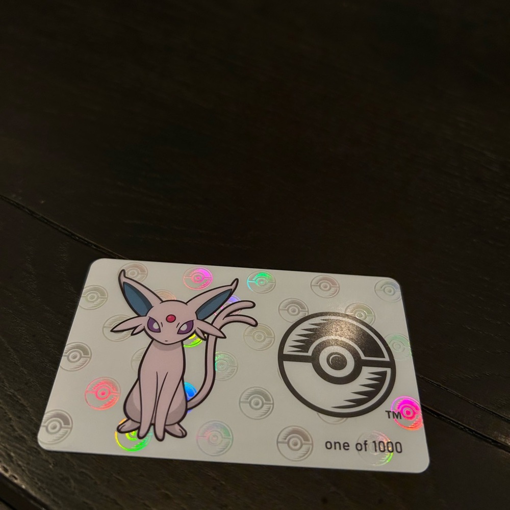 Pokemon Bear Walker Limited Edition Card with Holographic Accents